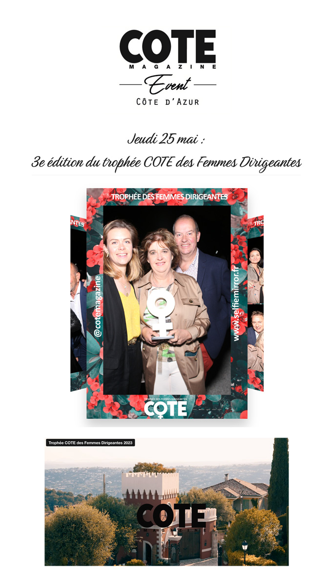 Mai 2023 - 3ème édition du trophée COTE des Femmes Dirigeantes
